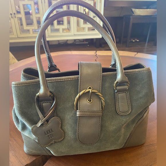 Anna Sui Handbags - RARE Anna Sui Blue Leather Handbag